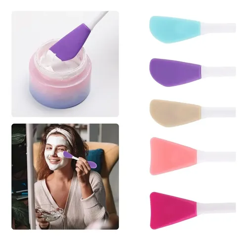 pack x12 Cepillo Exfoliante Para Punto Negro Y Labios Limpiador Facial Con Espatula De Silicona Rebaratooo