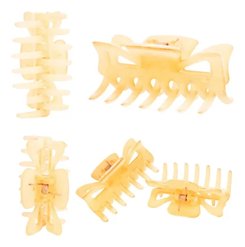 Broche Hebilla De Pelo Terciopelo Varios Colores Pack X12