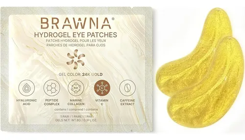 Mascarilla Hidrogel Brawna Con Vitamina C Y Cafeína