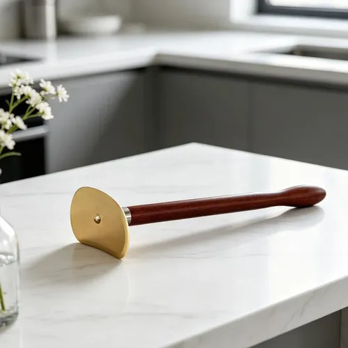 Brass Gua Sha Board Ergonomic Portable Massager Scraper