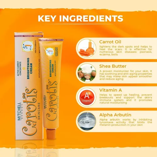 Crema Aclarante Carotis Manchas Oscuras Rejuvenece Piel Normal A Sensible