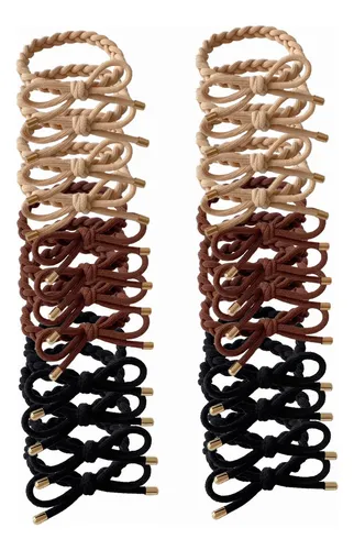 Cintas Para El Pelo Kovolitu Con Moño Trenzado De 24 Colores