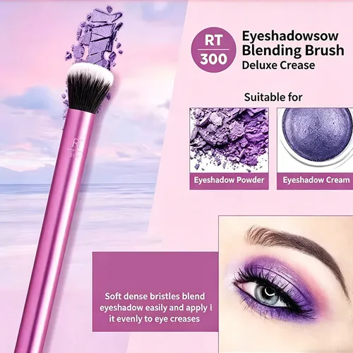 Set 5 Brochas De Maquillaje Para Rostro Y Ojos