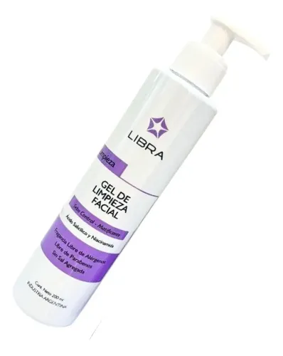 Gel Limpieza Facial Libra Sebo Control Piel Grasa-acné 200ml
