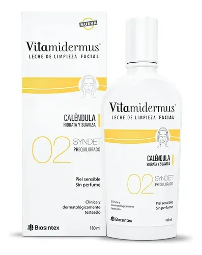 Vitamidermus Leche Limpieza Facial X 180ml Tipo De Piel Todo Tipo De Piel