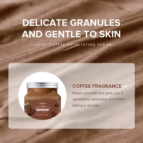 Exfoliante Corporal De Café Laikou 350g – Suavizante Y