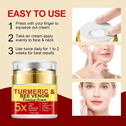 Crema Facial Antiedad Y Reafirmante Con Veneno De Abeja Y Cú