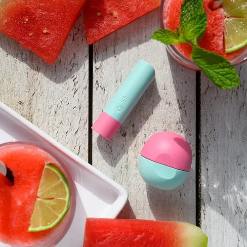 Eos, Kit Com 2 Lip Balm, Watermelon Frosé, Fresh Mint E Lime