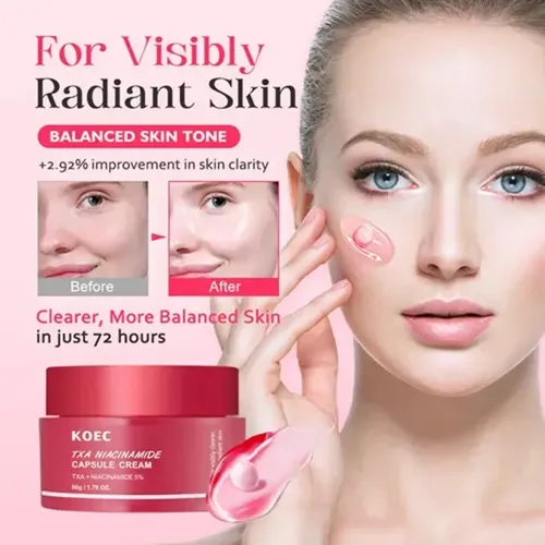 Crema Facial Txa Niacinamida Capsula Todo Tipo De Piel Día/noche