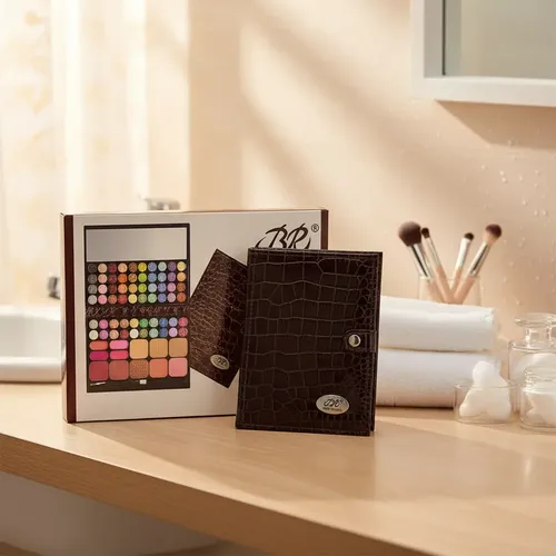 Set De Maquillaje Tipo Cuero Agenda Ideal Regalo Reyes