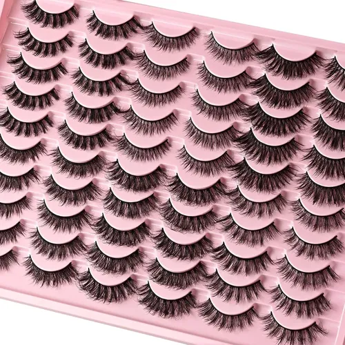 Pestañas Postizas Farred 6 Estilos 30 Pares Eye-lashes