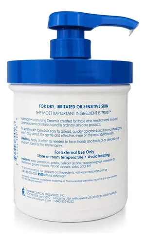 Crema Hidratante Vanicream Con Dosificador De Bomba – 1…
