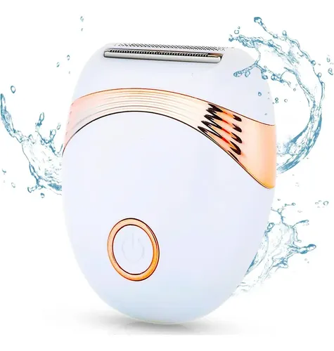 Depiladora Eléctrica Recargable Para Mujer Cuerpo Blanco
