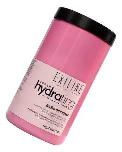 Exiline Argán Hydrating Baño De Crema Capilar 1l
