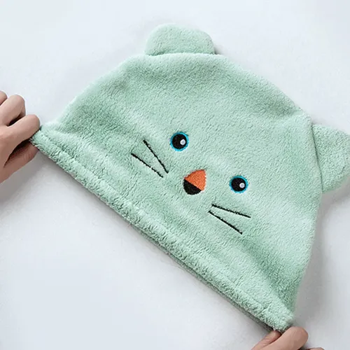 Gorro De Ducha Bordado De Lana