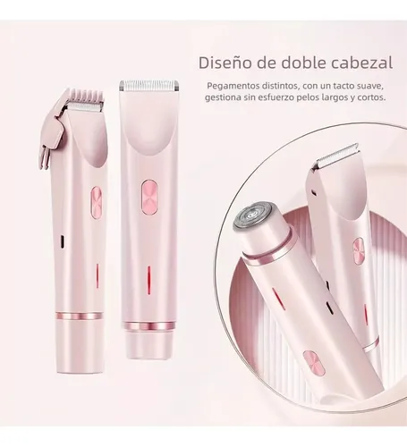 Zh* Depiladora De Bikini Para Mujer Electrica Doble Cabeza