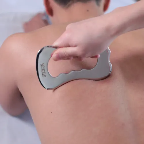 Herramienta De Raspado Y Masaje Gua Sha Stickon De Acero Ino