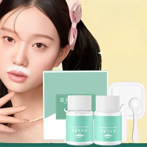Kit Decolorante Facial,aclara Vello Y Cejas,crema Hidratante