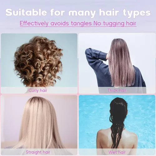Cepillo De Pelo Iiimeidu 2 Pzs Desenredante Para Cabello Húm