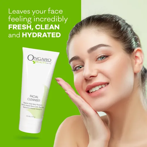 Limpiador Facial Ongaro Beauty Hydrating Con Aloe Vera 180 M