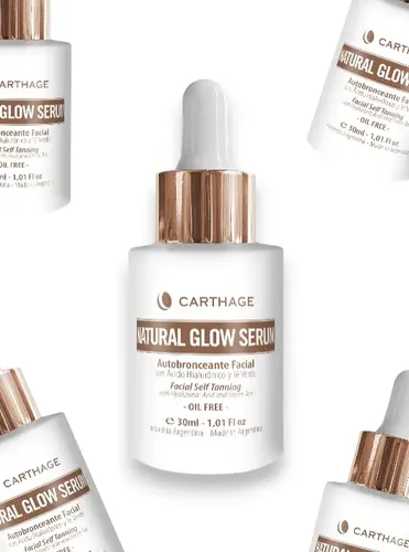Serum Facial Autobronceante Natural Glow Oil Free Carthage
