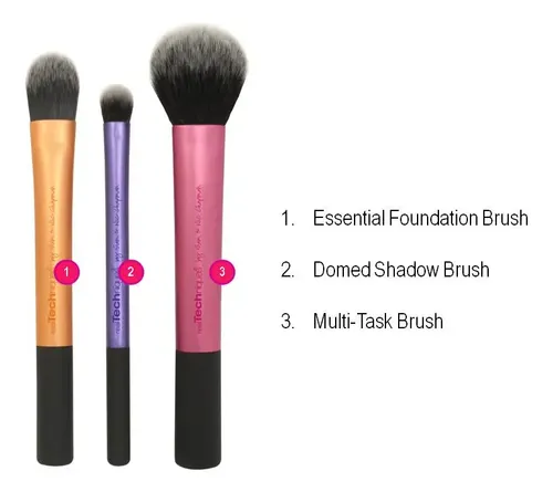 Set Brochas Pinceles Real Techniques Travel Essentials Ifans