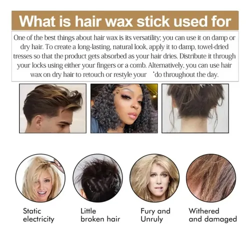 Wax Stick Ikt Aceite De Argán Para Baby Hair Fijador Cabello