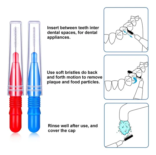 Bbto 100 Pcs Braces Del Persona Dental Flosser Para Cijo De