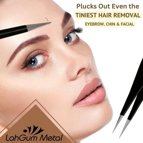 Pinza Fina Punta Precisa Para Cejas Y Pelo Facial