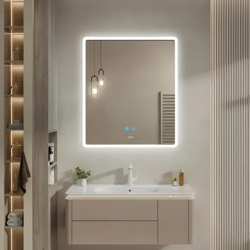 Espejo Led Con Borde Acrílico Iluminado Gemini 60 Schneider