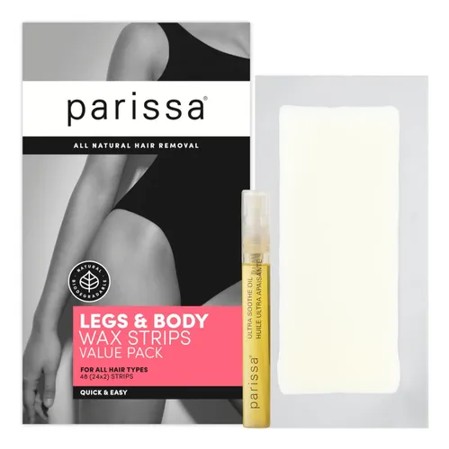 Kit De Tiras De Cera Parissa Para Piernas Y Cuerpo – Depilac