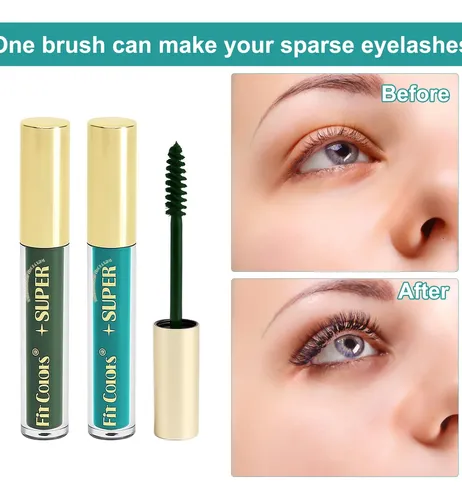 Mascara Pestañas Set De Rímel Colorido De 6 Colores Multicolor (6 Colors: Green, Teal, Red, Purple, Pink, Blue)