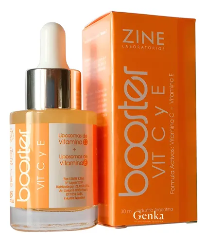 Booster Vitamina C Y E Antioxidante Oil Free 30ml Zine Momento De Aplicación Día/noche Tipo De Piel Todo Tipo De Piel