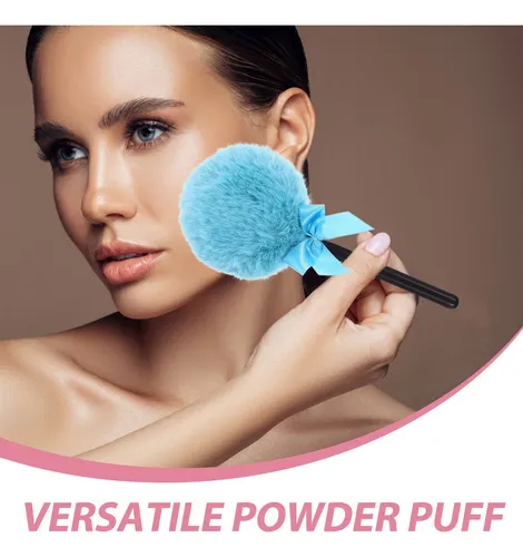 Set De 2 Esponjas De Maquillaje De Felpa Suave Para Polvos S