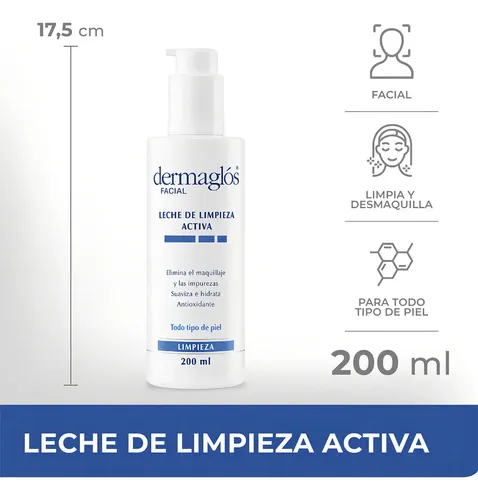 Dermaglós Facial Leche De Limpieza 200 Ml Pieles Sensibles