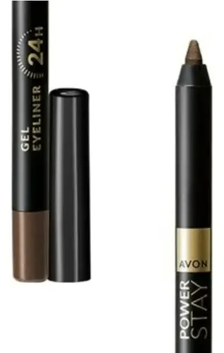 Lapiz Delineador En Gel Power Stay Ojos Avon 24hs Color Going Green