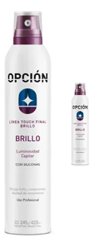 Brillo Con Silicona En Spray Marca Opcion