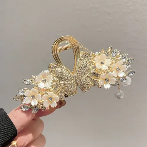 Pinza Grande De Lily Valley Para Mujer, Pinza Para El Pelo C