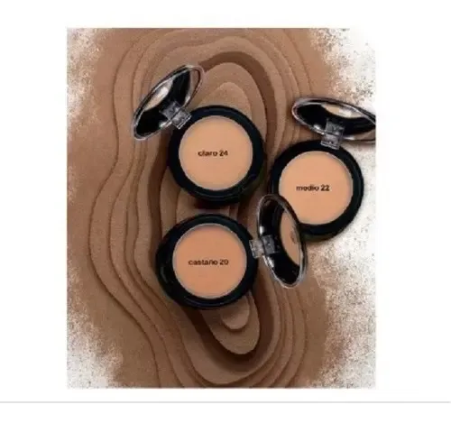 Polvo Compacto Natura Faces Matte Castaño 20 para Rostro