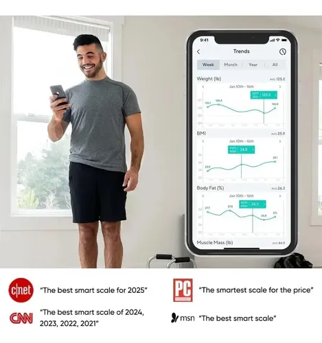 Báscula De Baño Digital Wyze Smart Scale X Butterfly