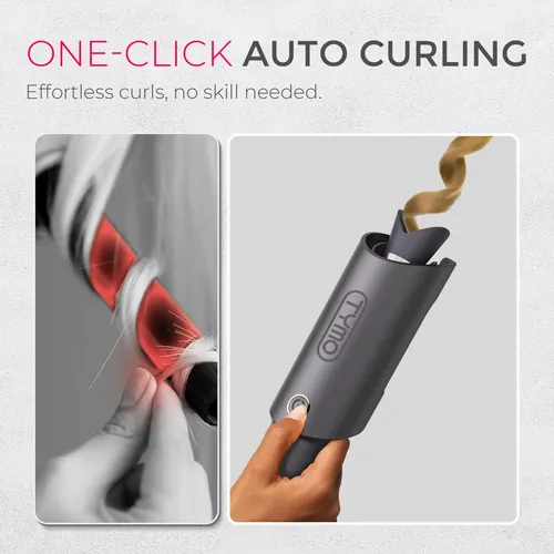 Plancha De Ondas Automática Tymo Curlpro 1” Gris Metallic Gray