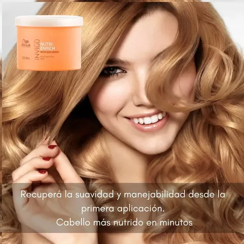 Mascara Nutricion Profunda Wella Nutri Enrich Pelo Seco 500m
