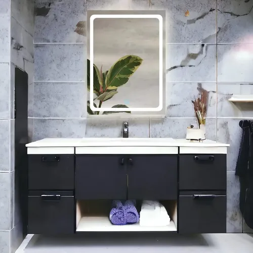 Espejo Led 70x50cm Táctil Touch Envio Gratis