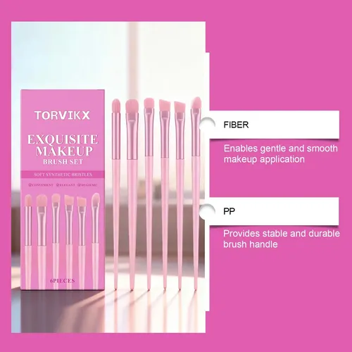 Set De Brochas De Maquillaje Torvikx, Brocha Para Mezclar Ba