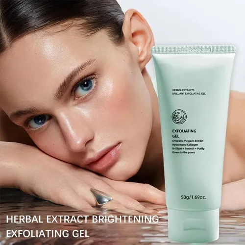 Gel Exfoliante Facial Herbal Extracts Para El Cuidado De Tex Todo Tipo De Piel Día/noche