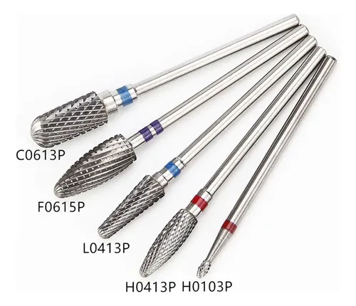 Brocas De Lima For Máquinas De Arte De Uñas, Pulir Tungsten