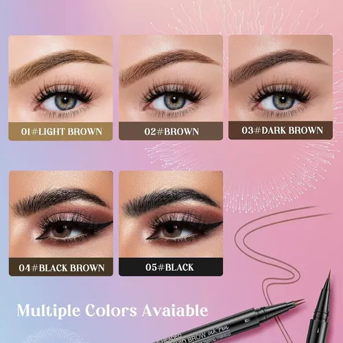 Lápiz De Cejas Liopif Curvo 01 Light Brown