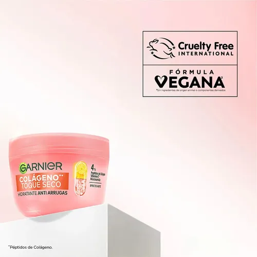 Garnier Hidratante Toque Seco Anti Arrugas Con Colágeno 85g
