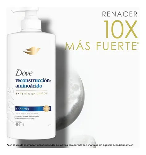 Shampoo Dove Reconstrucción + Aminoácido 650ml
