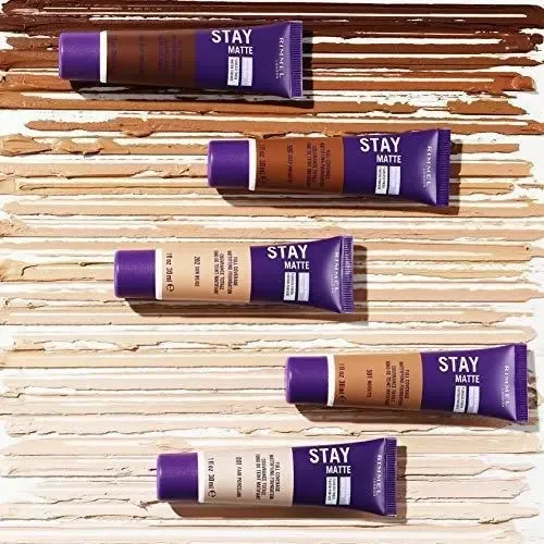 Rimmel Stay Matte Foundation, Beige Sol, 1 Onza Liquida